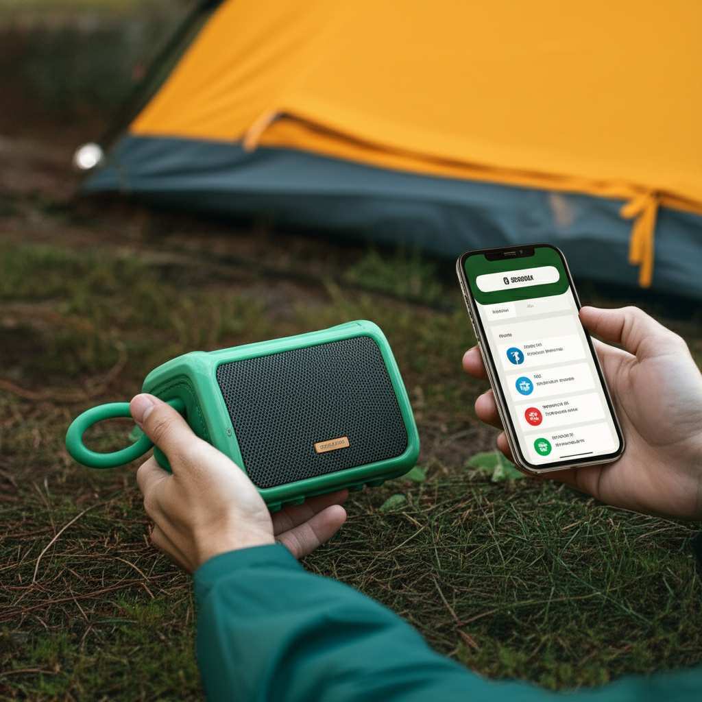 Generate a high-quality, relevant image prompt for an article about: How To Connect Bluetooth Speake