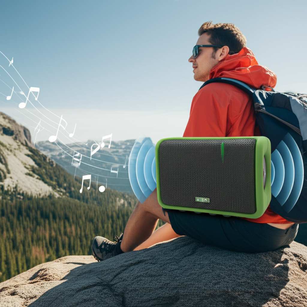 Generate a high-quality, relevant image prompt for an article about: What Is The Loudest Bluetooth S