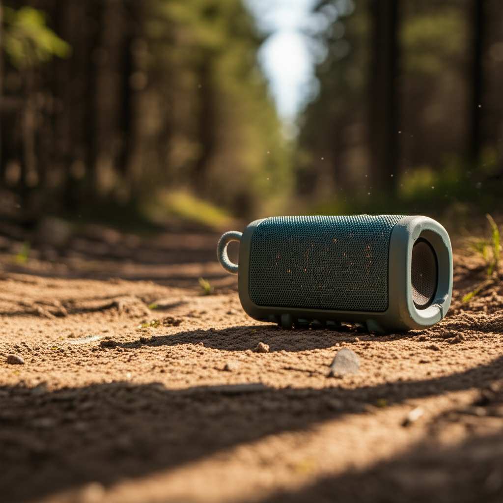 Generate a high-quality, relevant image prompt for an article about: Can Bluetooth Speakers Resist D