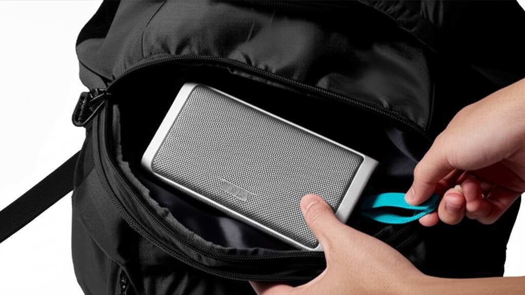 Generate a high-quality, relevant image prompt for an article about: How to Carry Bluetooth Speaker