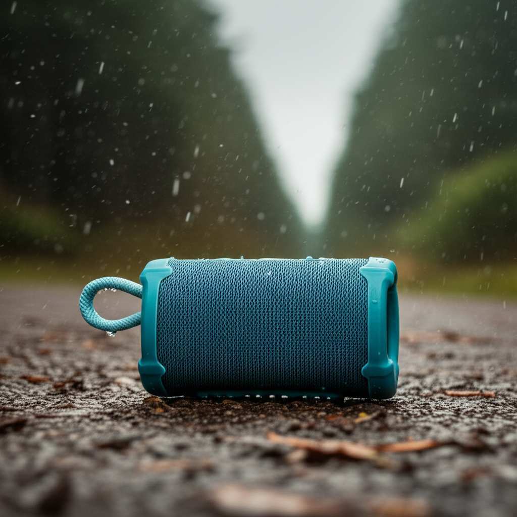 Generate a high-quality, relevant image prompt for an article about: Can Bluetooth Speaker Survive A