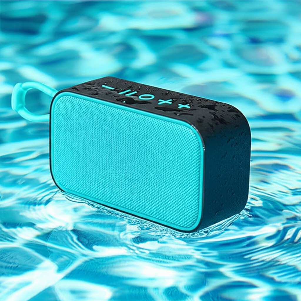 Generate a high-quality, relevant image prompt for an article about: Which Waterproof Bluetooth Spea