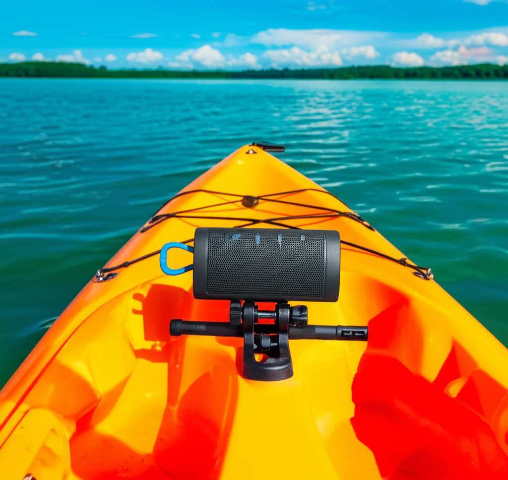 Generate a high-quality, relevant image prompt for an article about: How to Mount Bluetooth Speaker