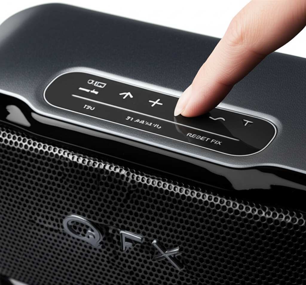 Generate a high-quality, relevant image prompt for an article about: How To Reset Qfx Bluetooth Spea