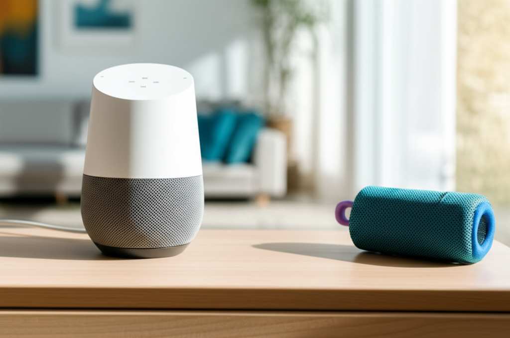Generate a high-quality, relevant image prompt for an article about: How to Connect Bluetooth Speake