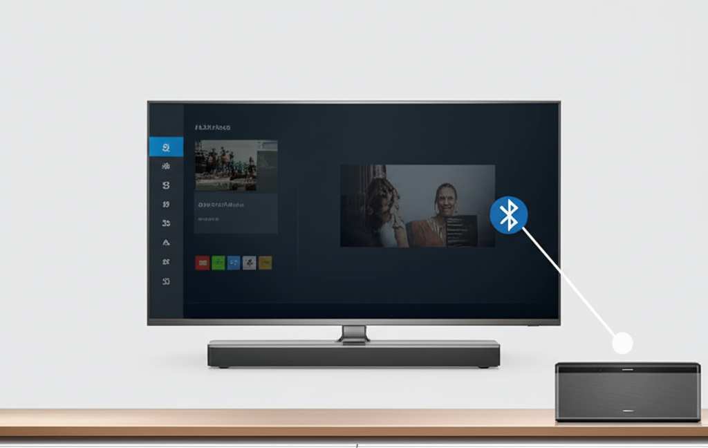 Generate a high-quality, relevant image prompt for an article about: How To Connect Bose Speaker To