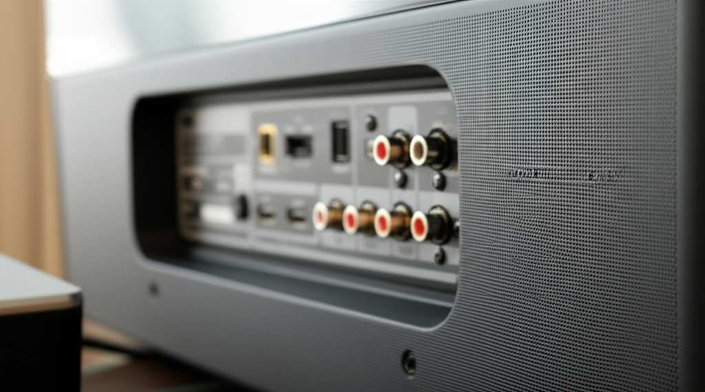 Generate a high-quality, relevant image prompt for an article about: How to Connect Bose Speaker to