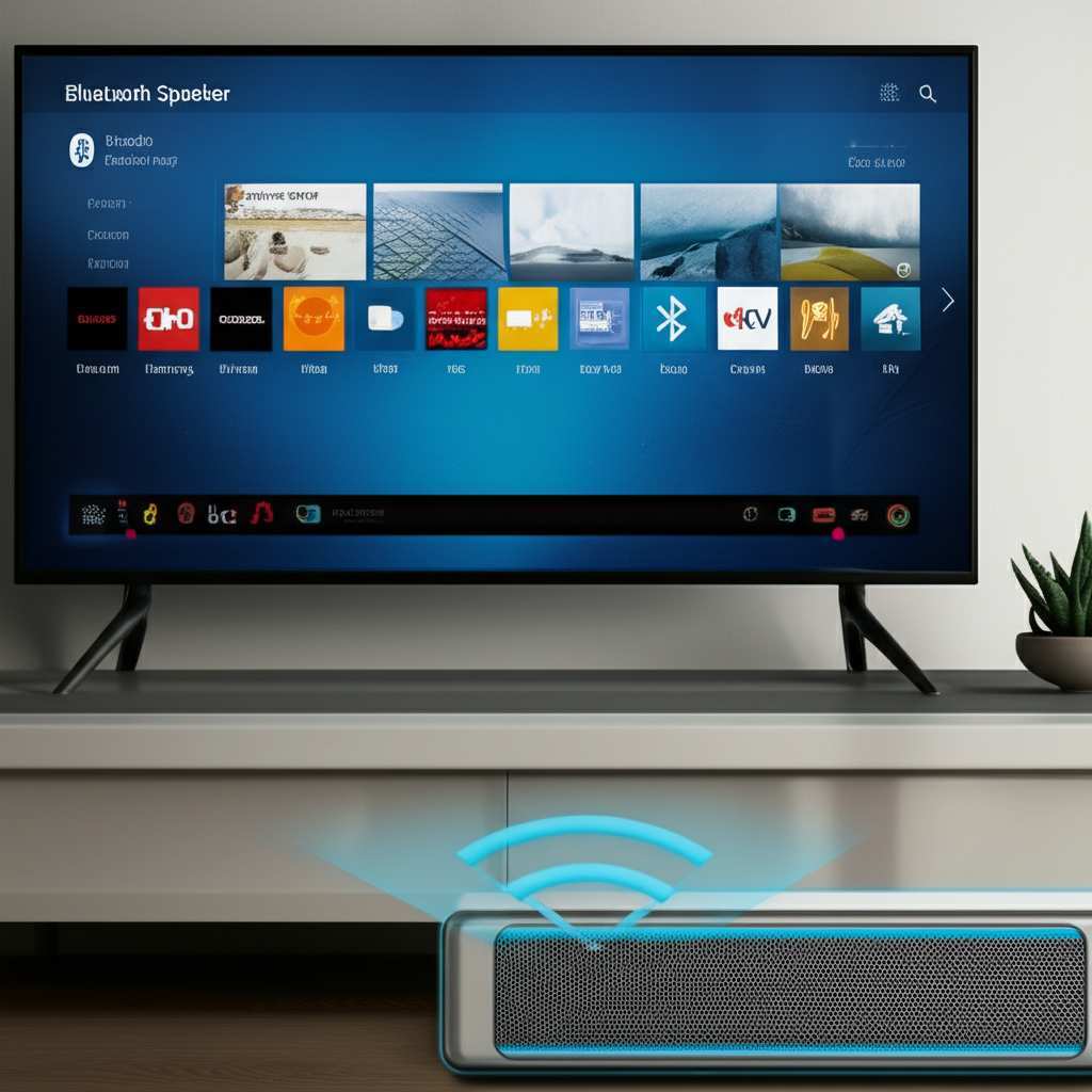 Generate a high-quality, relevant image prompt for an article about: How To Connect Bluetooth Speake