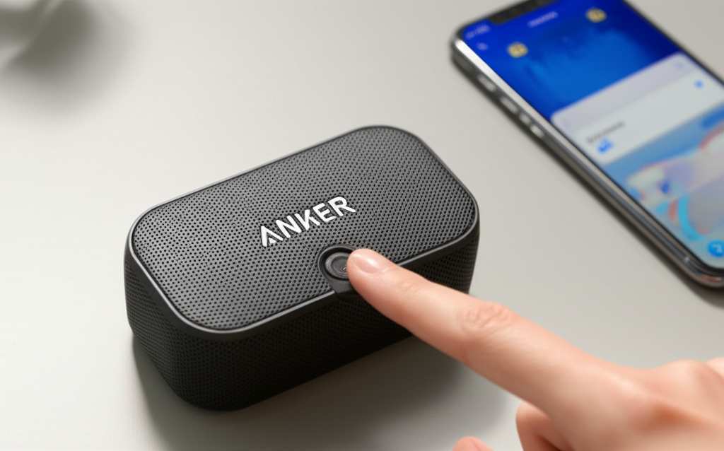 Generate a high-quality, relevant image prompt for an article about: How To Pair Anker Bluetooth Spe