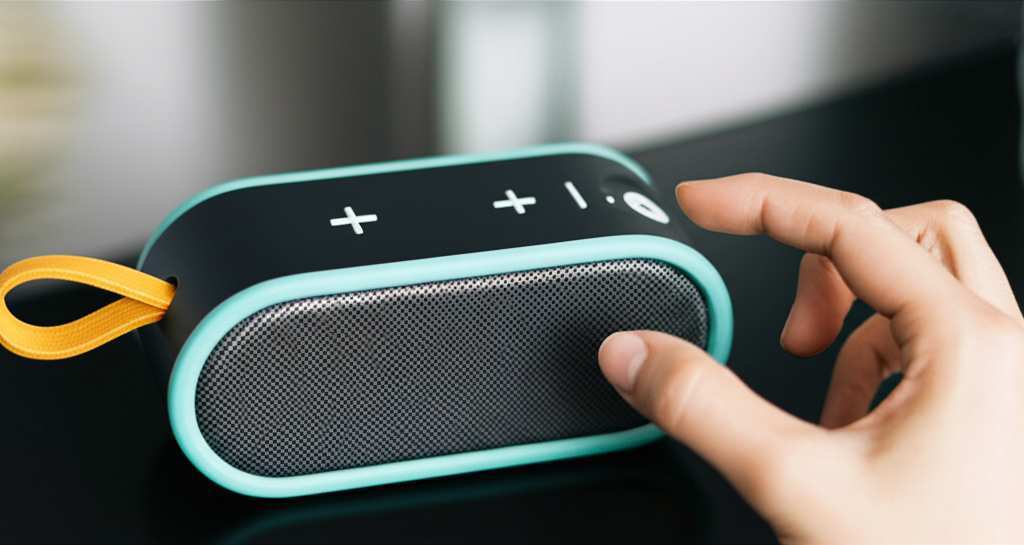 Generate a high-quality, relevant image prompt for an article about: Can I Check A Bluetooth Speaker