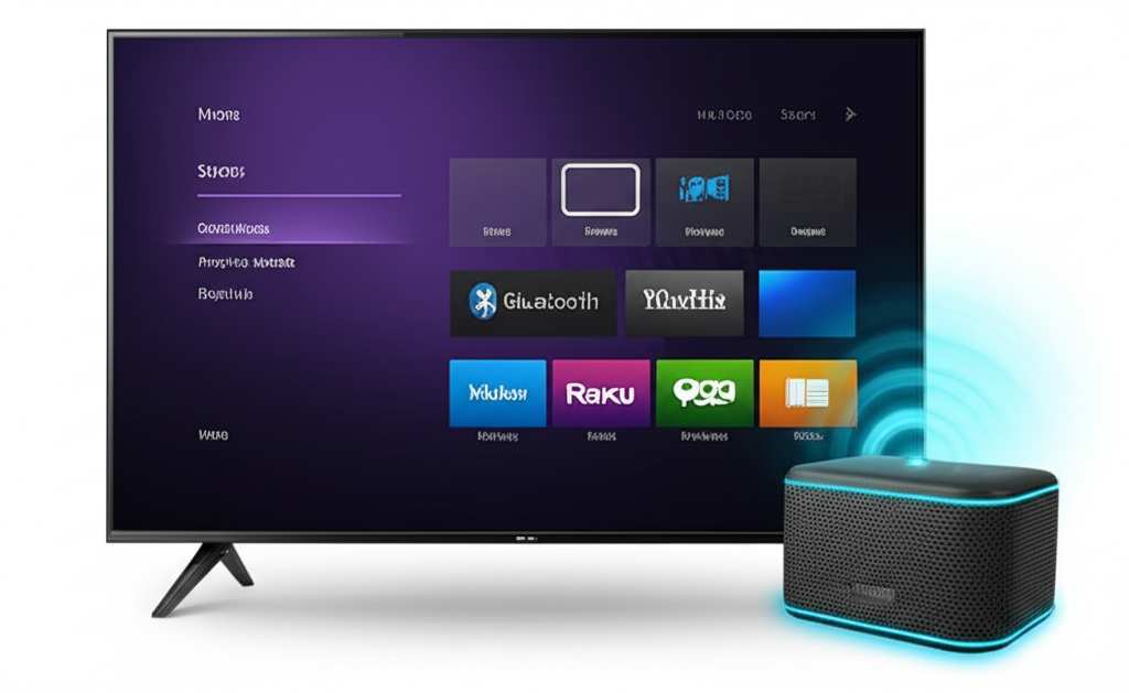 Generate a high-quality, relevant image prompt for an article about: How to Hook Up Bluetooth Speake