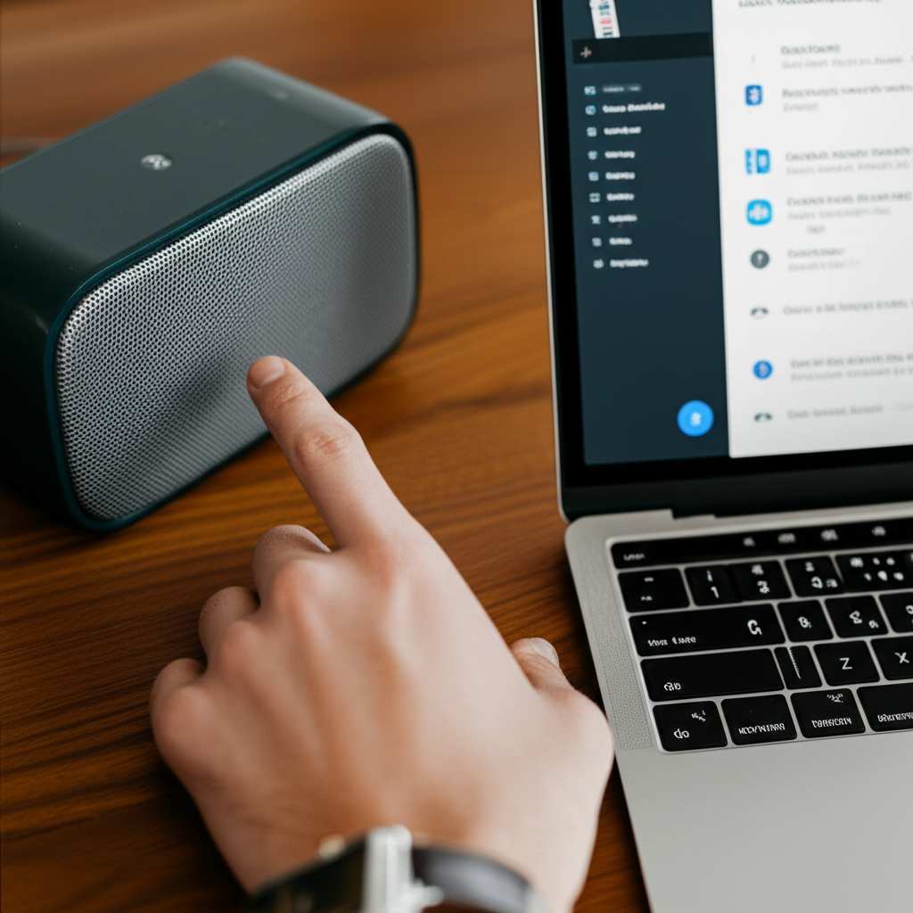 Generate a high-quality, relevant image prompt for an article about: How To Connect Bluetooth Speake