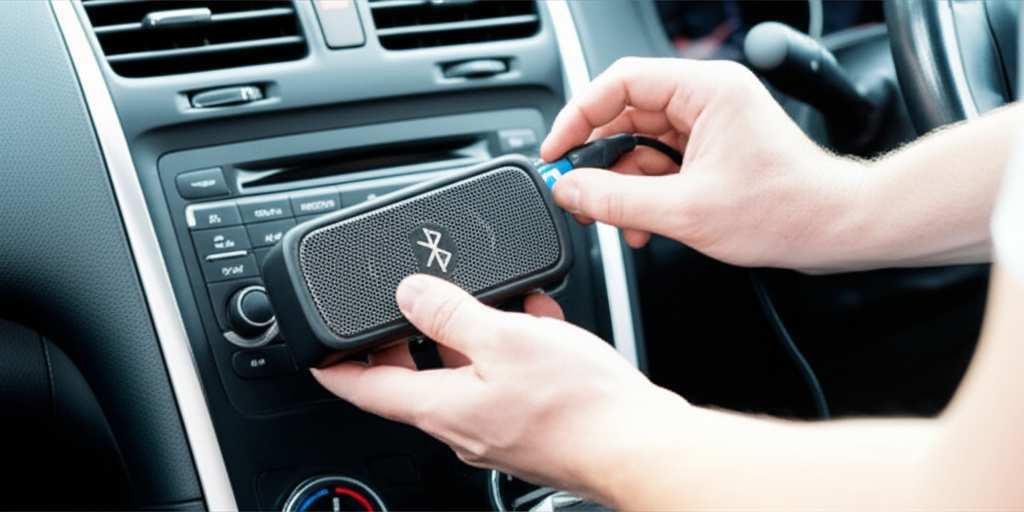 Generate a high-quality, relevant image prompt for an article about: Can I Connect A Bluetooth Speak