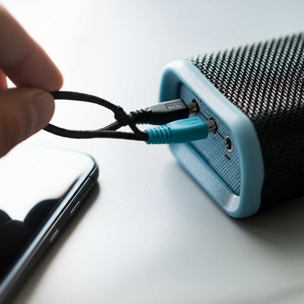 Generate a high-quality, relevant image prompt for an article about: How To Use Aux Mode In Bluetoot