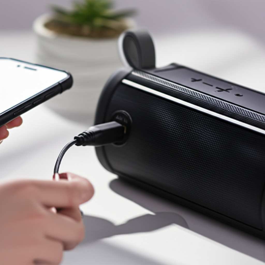 Generate a high-quality, relevant image prompt for an article about: How To Use Aux Mode In Bluetoot