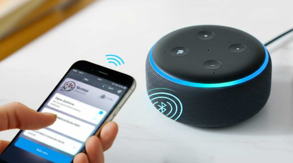 Generate a high-quality, relevant image prompt for an article about: Can You Use Echo As Bluetooth S