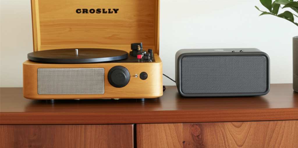 Generate a high-quality, relevant image prompt for an article about: How to Connect Bluetooth Speake