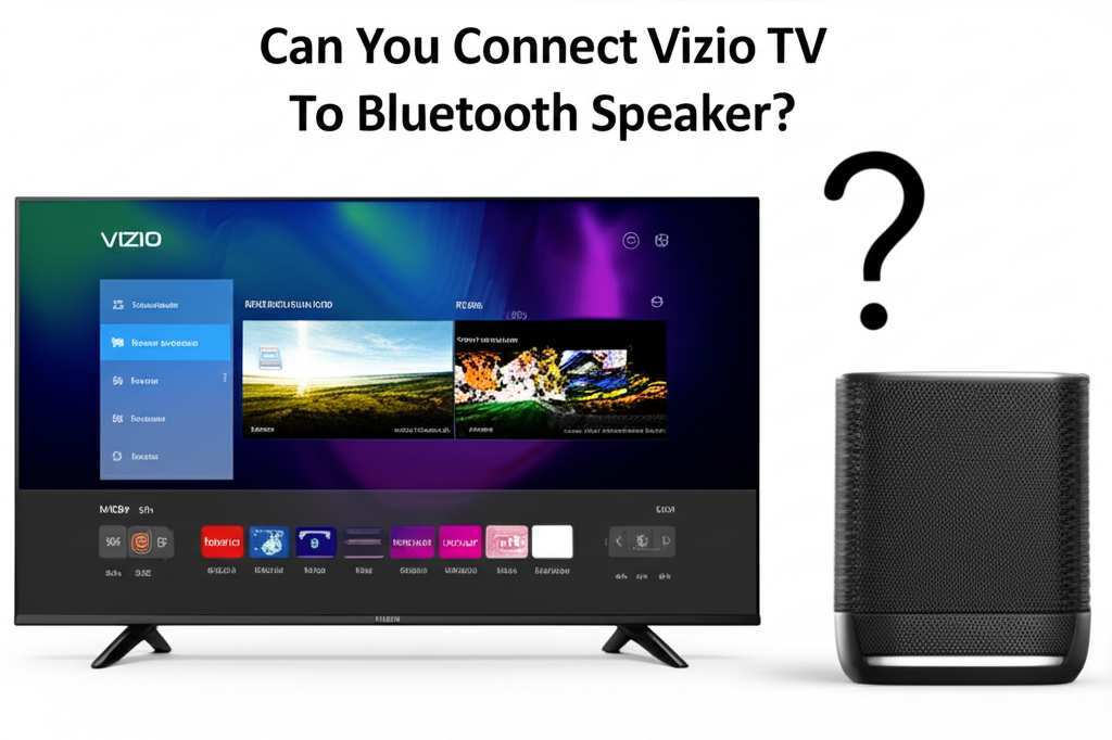 Generate a high-quality, relevant image prompt for an article about: Can You Connect Vizio TV To Blu