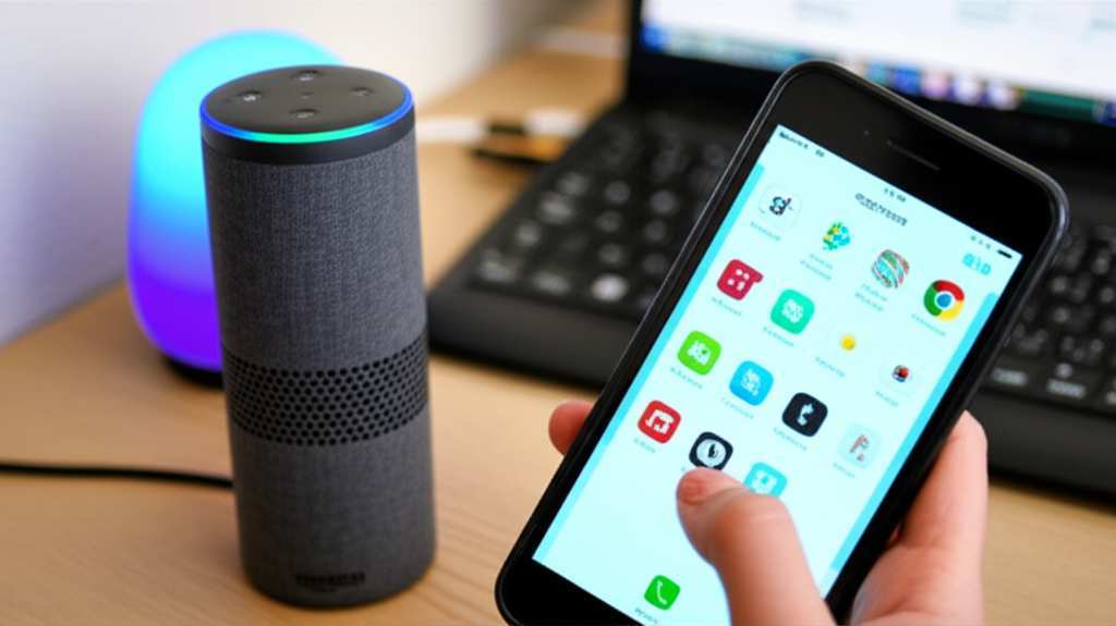 Generate a high-quality, relevant image prompt for an article about: Can You Use Alexa As A Bluetoot