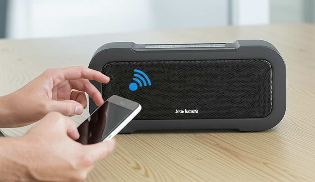 Generate a high-quality, relevant image prompt for an article about: How to Pair Altec Lansing Bluet