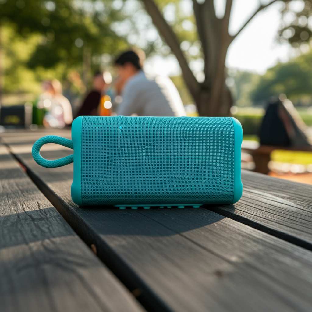 Generate a high-quality, relevant image prompt for an article about: How Long Does a Bluetooth Speak