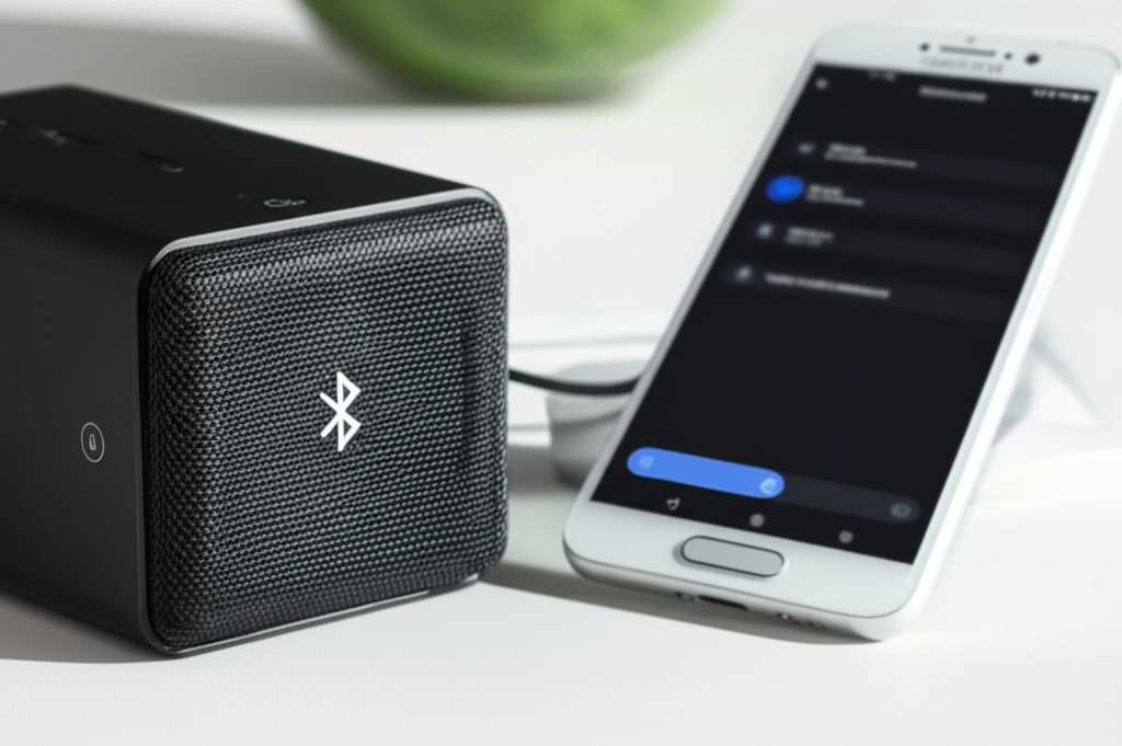 Generate a high-quality, relevant image prompt for an article about: How to Pair Sony Bluetooth Spea