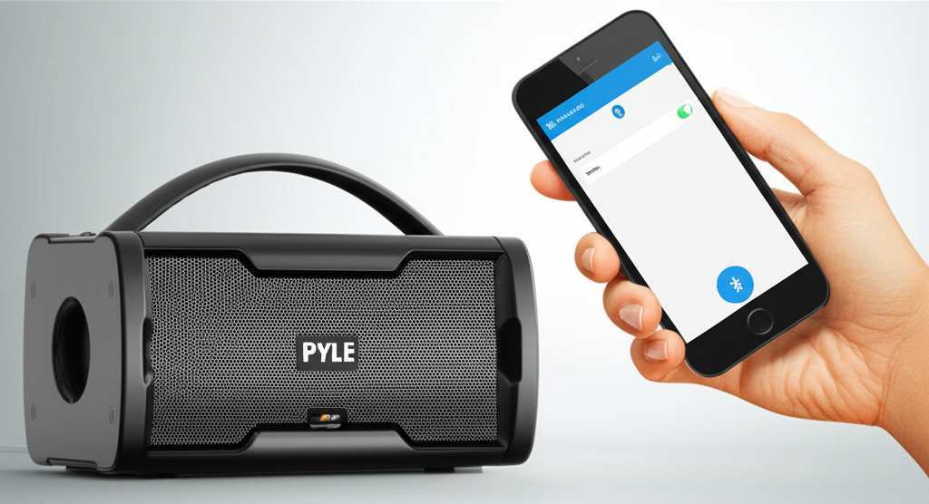 Generate a high-quality, relevant image prompt for an article about: How to Connect Pyle Bluetooth S