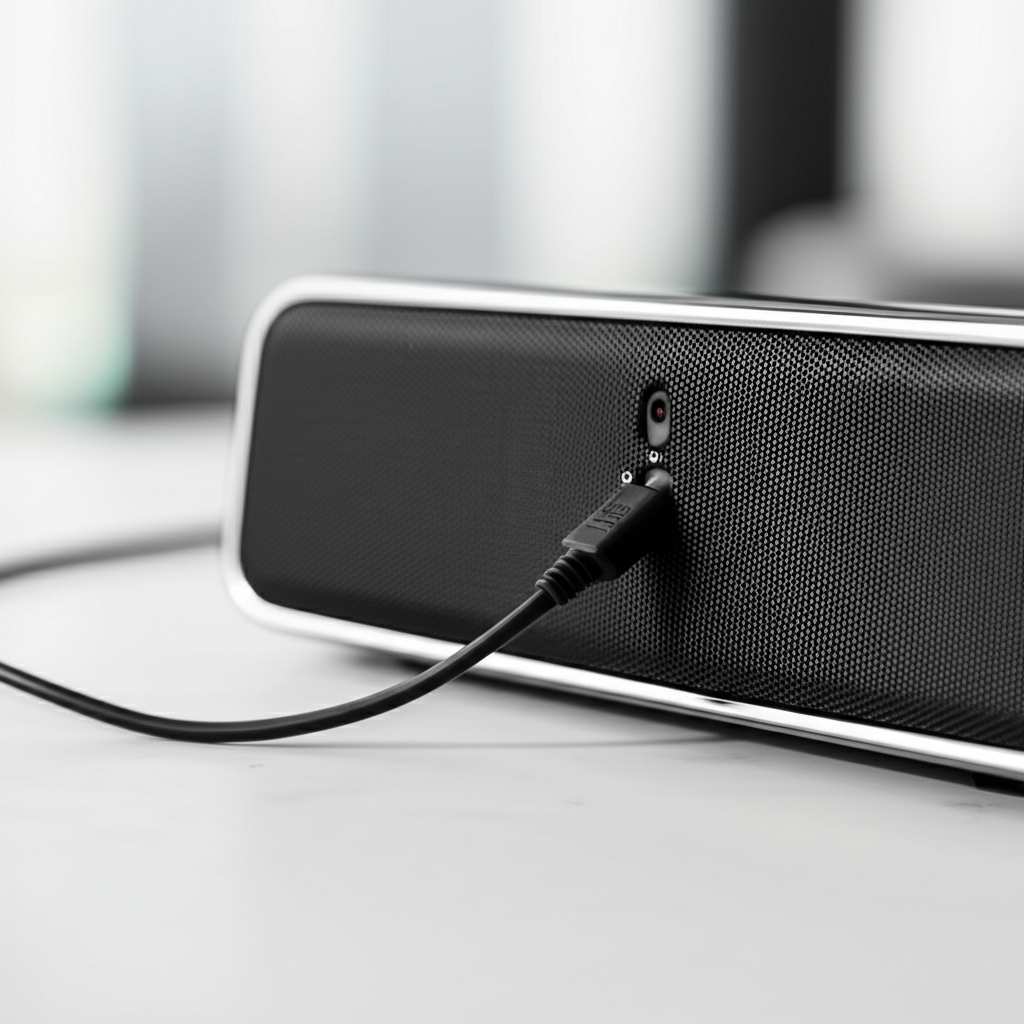 Generate a high-quality, relevant image prompt for an article about: What Is Aux In Bluetooth Speake