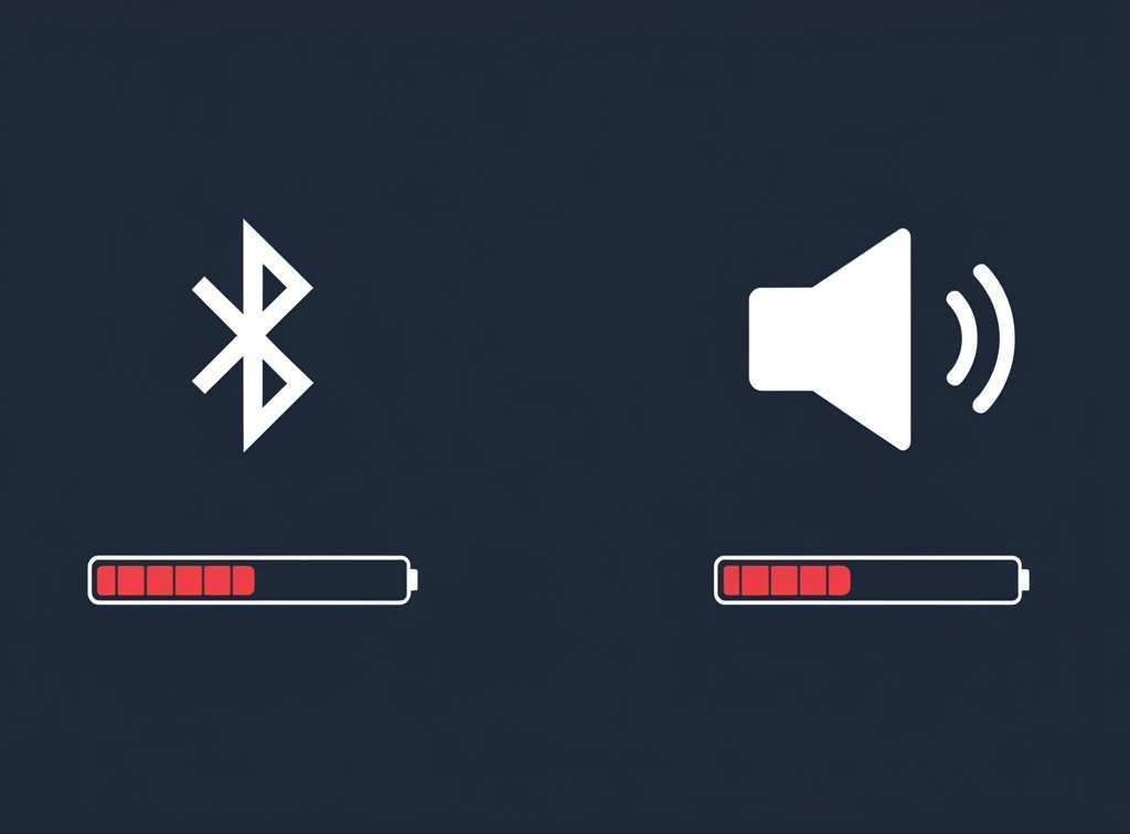 Generate a high-quality, relevant image prompt for an article about: What Uses More Battery: Bluetoo