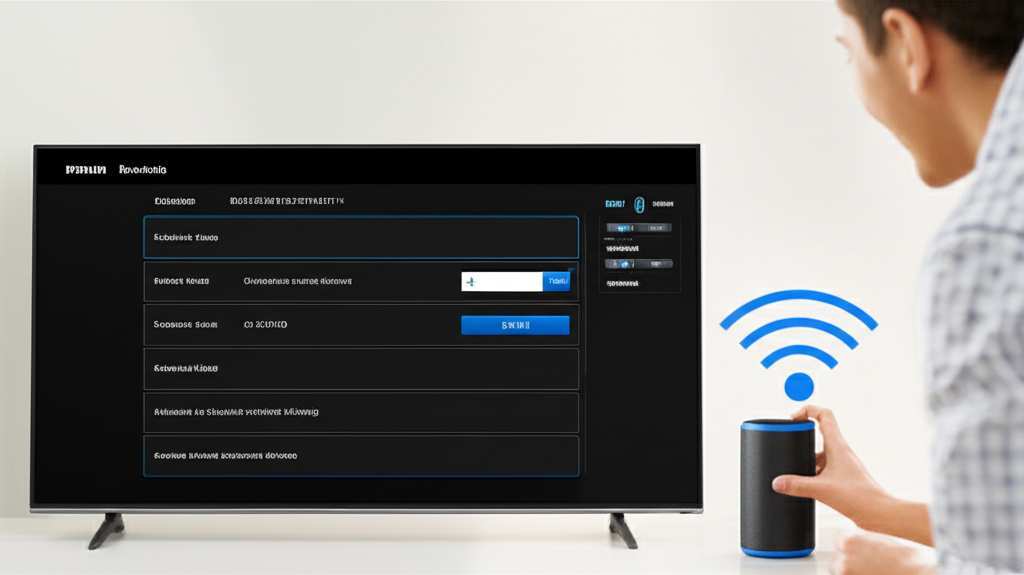 Generate a high-quality, relevant image prompt for an article about: How to Connect Philips TV to Bl