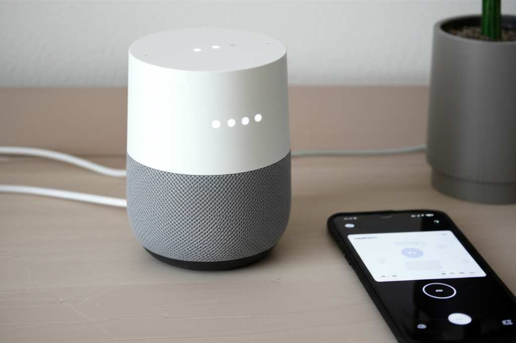 Generate a high-quality, relevant image prompt for an article about: How to Connect Google Speaker t
