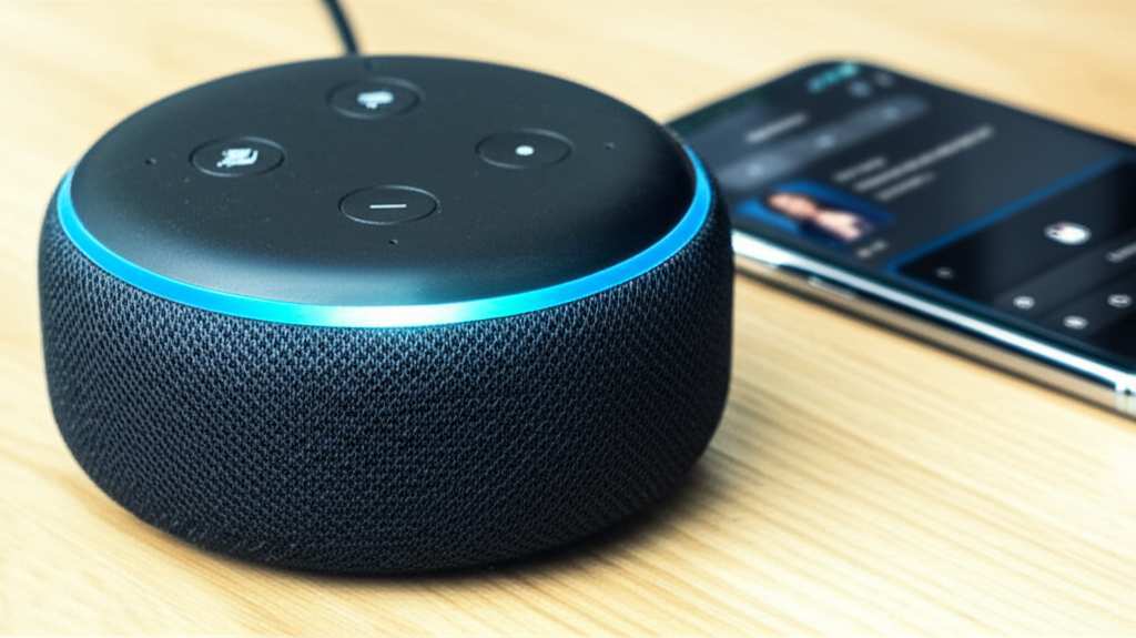 Generate a high-quality, relevant image prompt for an article about: Can I Use My Echo Dot as a Blue