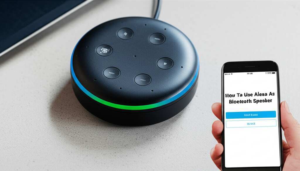 Generate a high-quality, relevant image prompt for an article about: How To Use Alexa As Bluetooth S
