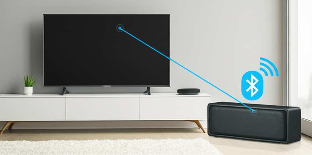 Generate a high-quality, relevant image prompt for an article about: Can You Hook Up A Bluetooth Spe