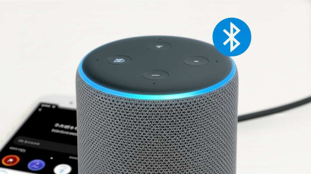 Generate a high-quality, relevant image prompt for an article about: Can I Use Echo As Bluetooth Spe