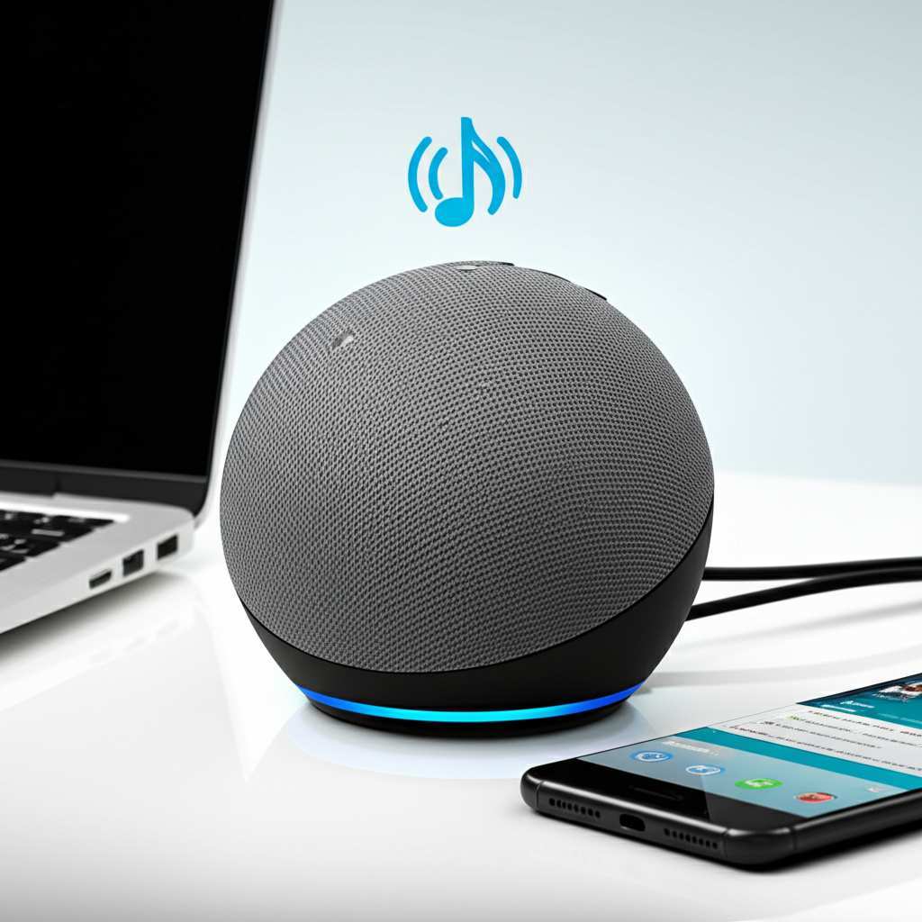 Generate a high-quality, relevant image prompt for an article about: Can You Use Echo As Bluetooth S