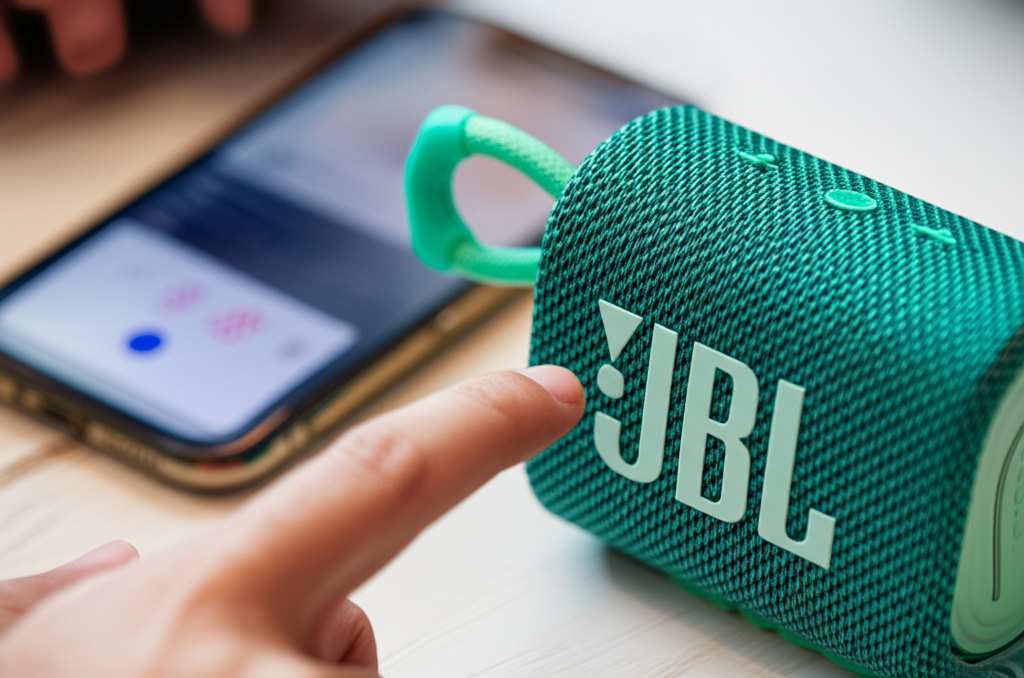 Generate a high-quality, relevant image prompt for an article about: How to Connect JBL Bluetooth Sp