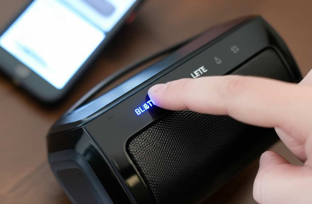 Generate a high-quality, relevant image prompt for an article about: How to Bluetooth Altec Lansing