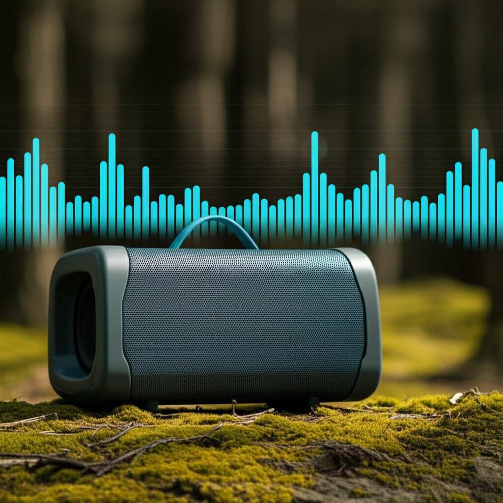 Generate a high-quality, relevant image prompt for an article about: What Is The Loudest Bluetooth S