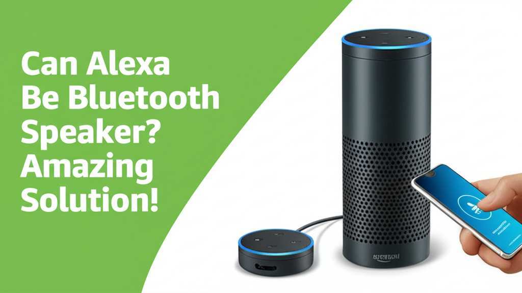 Generate a high-quality, relevant image prompt for an article about: Can Alexa Be Bluetooth Speaker?