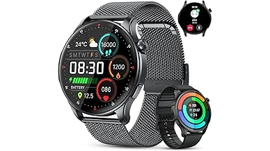 The image shows several sleek Android smartwatches, perfect companions for the best Android watch for Pixel 9.