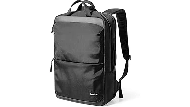 The image shows a sleek backpack designed to carry a 16-inch MacBook Pro, perfect for the best 5 recommendations.