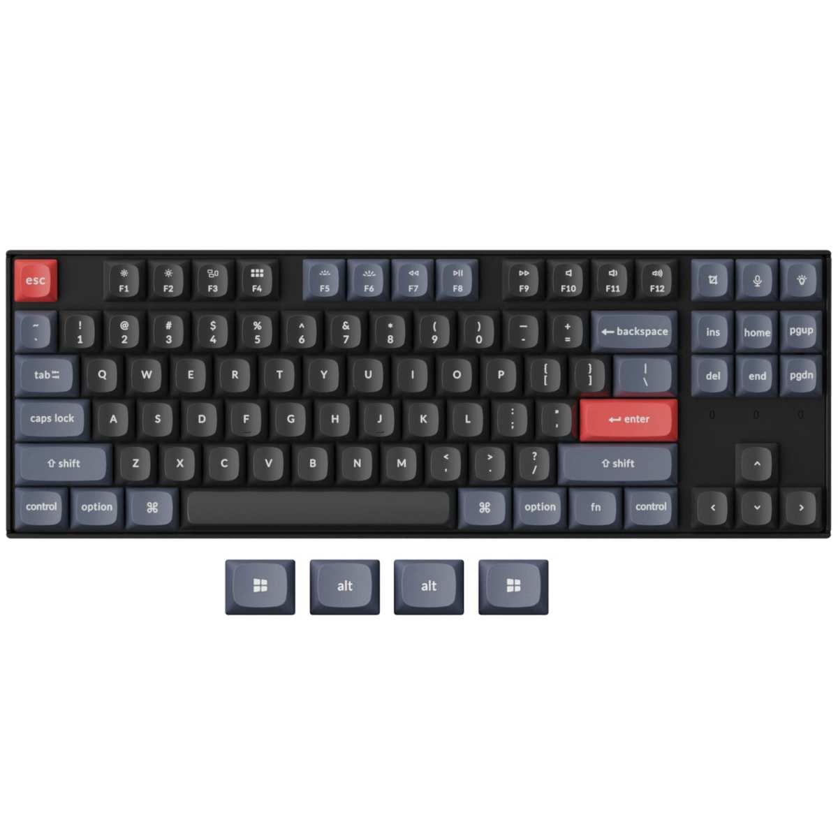 Keychron K8 Pro QMK/VIA Wireless Mechanical Keyboard, Hot-Swappable TKL Custom P