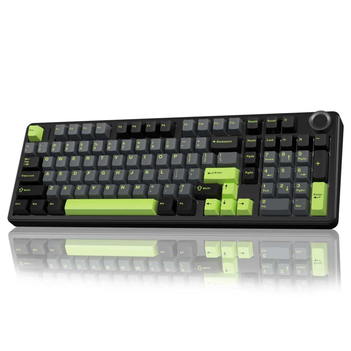 AULA F99 Pro Wireless Mechanical Keyboard with Knob,Creamy Sound,Tri-Mode BT5.0/