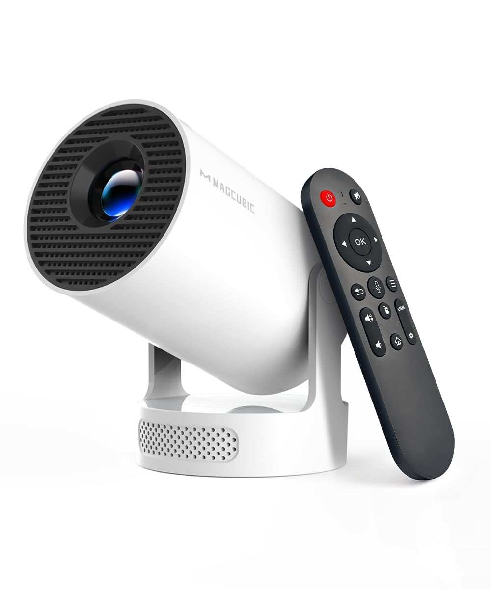 Magcubic Mini Projector with WiFi 6 and Bluetooth 5.4, Portable Projector 4K Sup