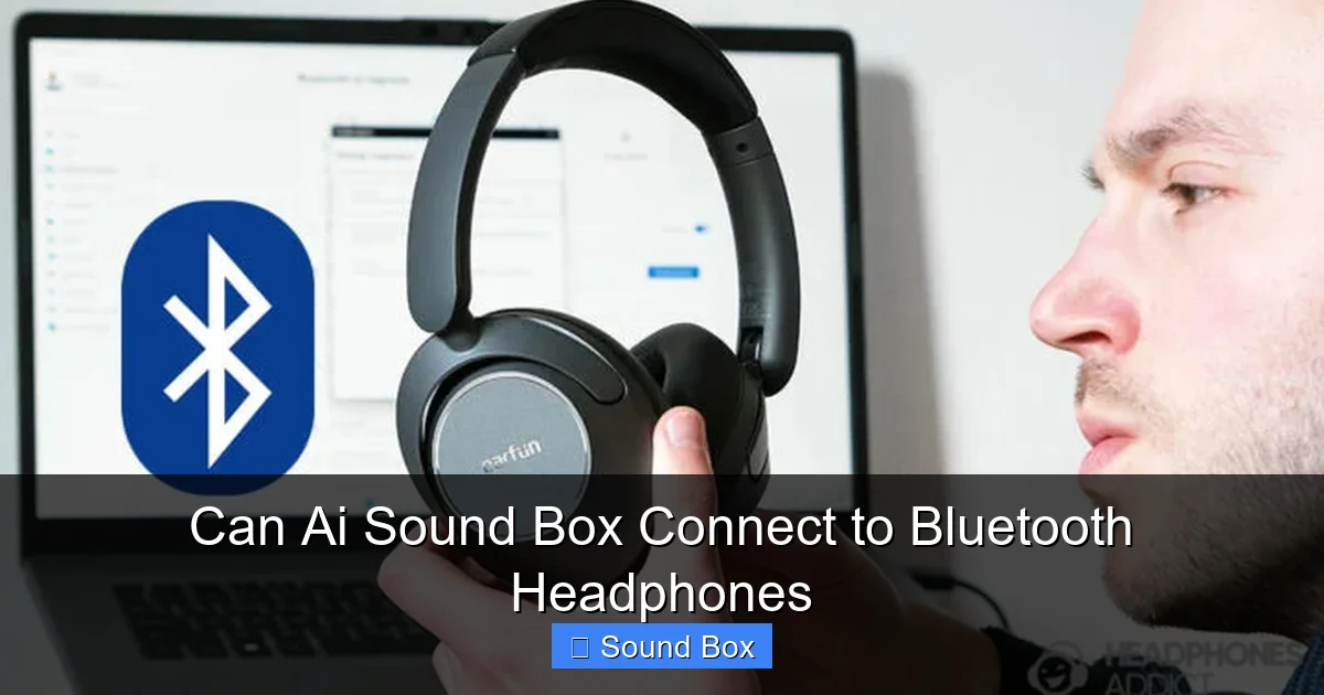 Can Ai Sound Box Connect to Bluetooth Headphones