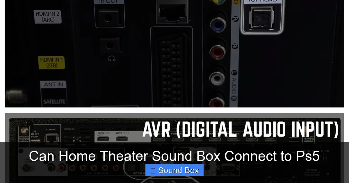 Can Home Theater Sound Box Connect to Ps5