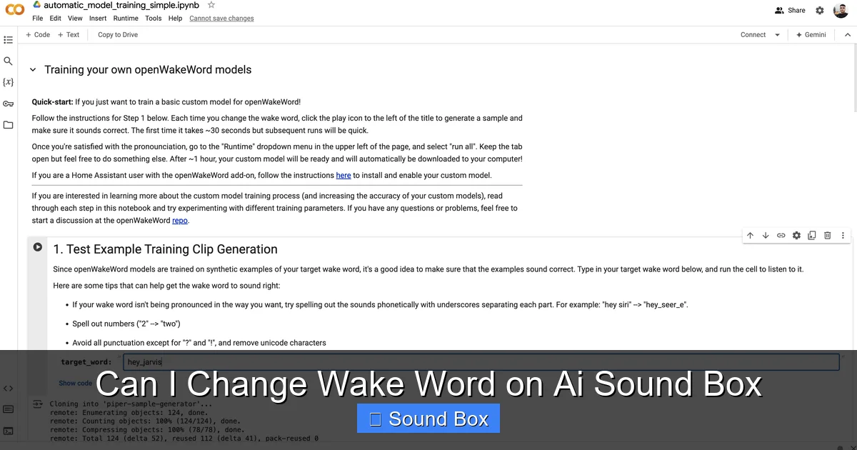 Can I Change Wake Word on Ai Sound Box