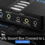 Can Party Sound Box Connect to Laptop