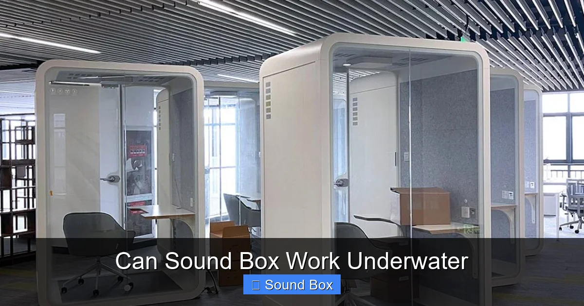 Can Sound Box Work Underwater